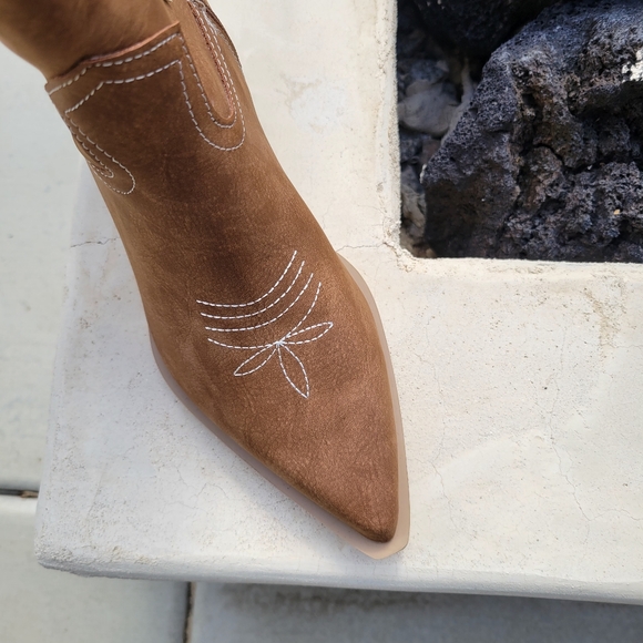 BRAND NEW Rodeo Boots Brown OASIS SOCIETY IN BOX - Picture 5 of 8